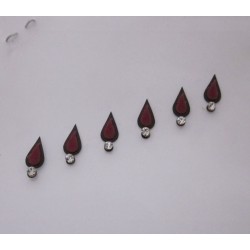 12_182 Stick on Sticker Body Jewelry Fancy Bindi