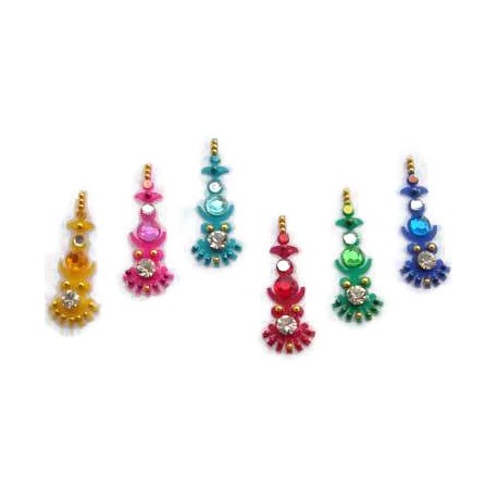 18_217 Stick on Sticker Body Jewelry Fancy Bindi