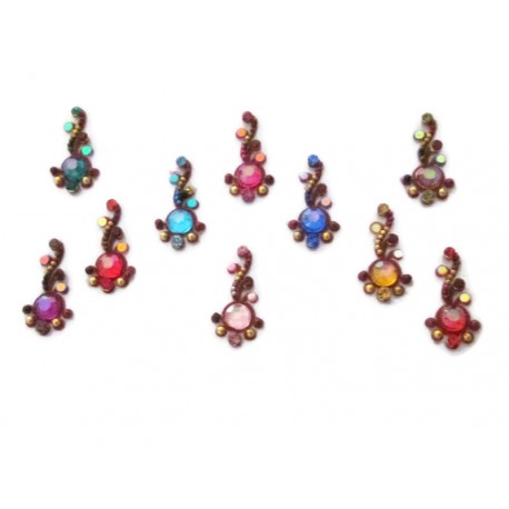 Bindis Body Jewelry Designer Indian Forehead dots Sticker jewelry