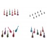 Bollywood Fashion BINDIS / Temporary Tattos 4 Different - Full Packets