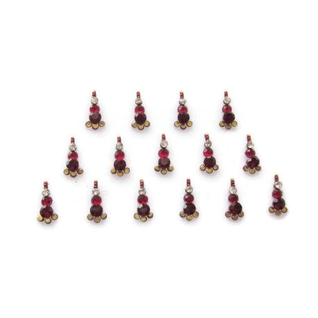 Small Crystal Colorful Bindi Studs Sticker Body Jewelry 