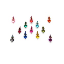 Wand Shaped Bindi Forhead Body Jewelry Handcrafted Stickers