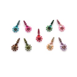 Tiny Jeweled Bindis,Sticker Bindi Body Jewelry 