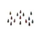 Bindis Multi color Jeweled Bindis Indian Forehead dots Sticker jewelry