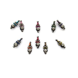 Bindis Body Jewelry Designer Peacock shape Design