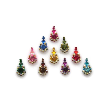 Bindi designs for round face Indian Forehead dots Sticker jewelry