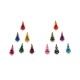 Bindi Gold Indian Forehead dots Sticker jewelry
