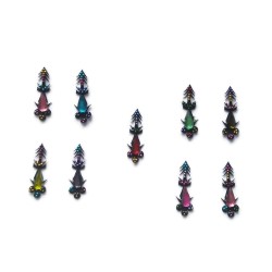 Sticker BINDI kumkum for sale online Gold Silver Diamante Bollywood Fashion Sticker Jewelry
