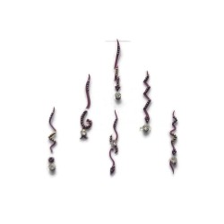 Indian Multi Color Fancy Bindi 1 Pack Bridal Forehead Bindi