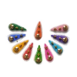 Bollywood Fashion Women's Stick on Sticker Body Jewelry Fancy Bindi