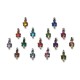 Bindis Body Jewelry Designer Handicraft Body Jewelry Designer Bindi Non Piercing jewelry