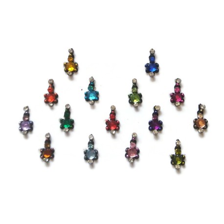 Bindis Body Jewelry Designer Handicraft Body Jewelry Designer Bindi Non Piercing jewelry