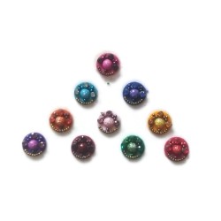 Sticker BINDI kumkum for sale online Gold Silver Diamante Bollywood Fashion Sticker Jewelry