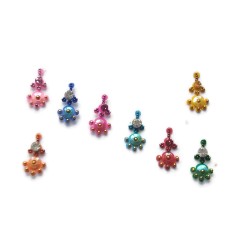 Rhinestone Jeweled Bindis Indian Forehead dots Sticker jewelry